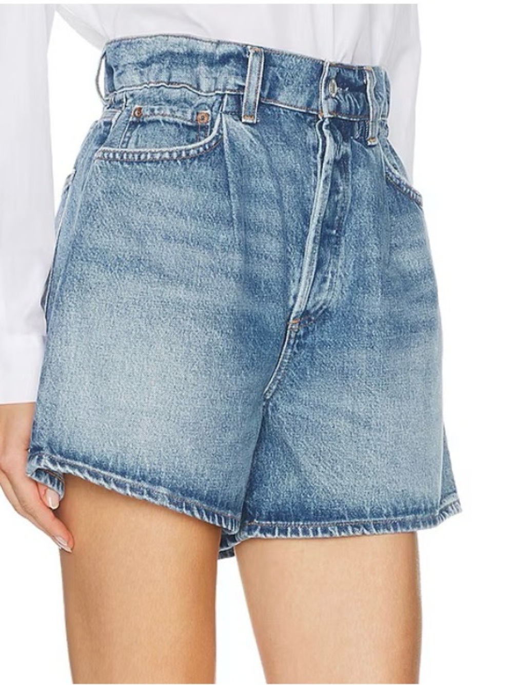Agolde Lyonne Cinched Waist Shorts